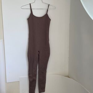 Elegant Chocolate Brown Jumpsuit